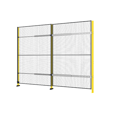 Enkele schuifdeur zonder telescooprail