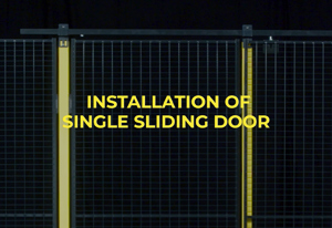 Single Sliding Door - Suitable in spaces with lack of space