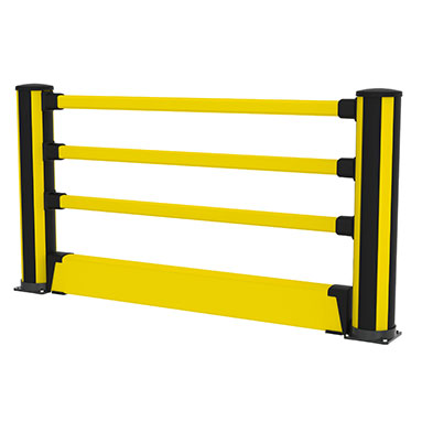 Pedestrian met Floor Barrier