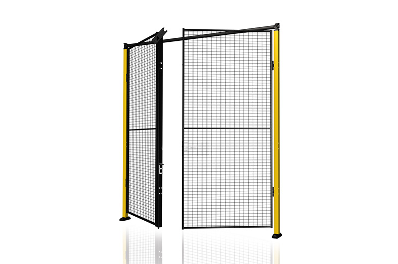 Double hinged door