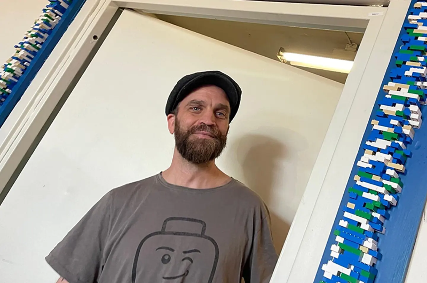 Joakim Segeblad is de Lego-meester achter de X-Protect-campagne van Axelent 