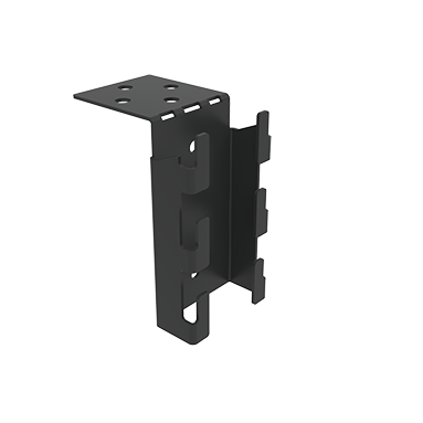 Montage aan bovenzijde paal