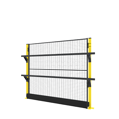 Hoogte 1400 mm met paneel