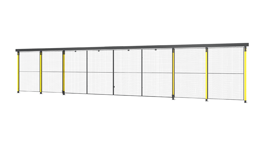 Schuifdeur met middenslot