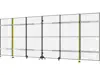 Schuifdeur met telescopische bovenrail