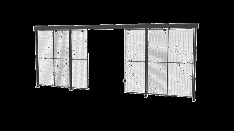 Schuifdeur met middenslot