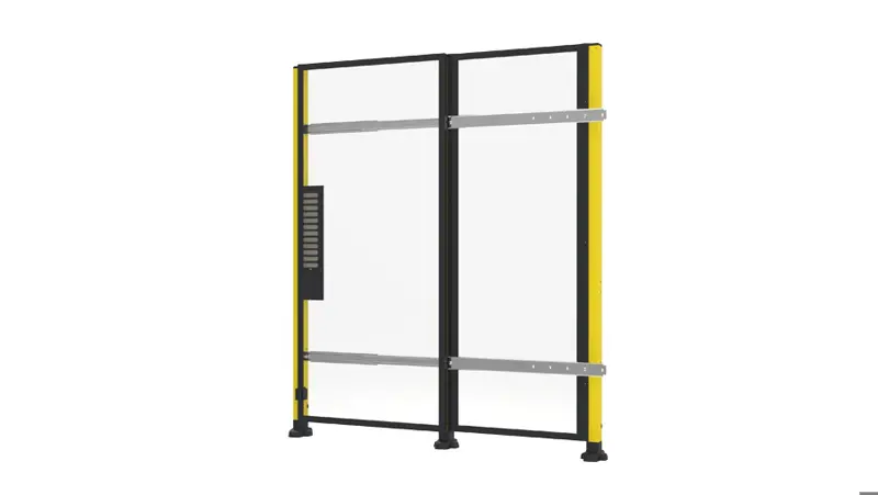 Single sliding door without rail