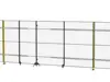 Schuifdeur met telescopische bovenrail