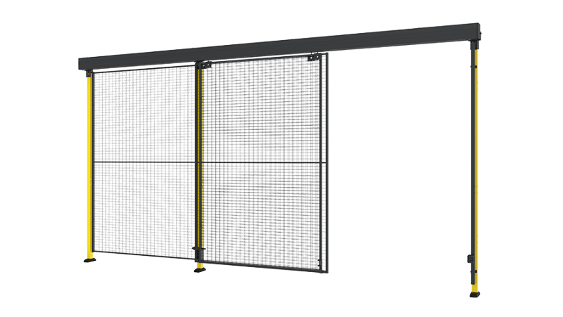 Dubbele schuifdeur 2 Traps