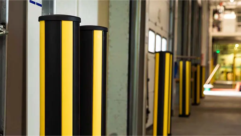 Impact protection bollard