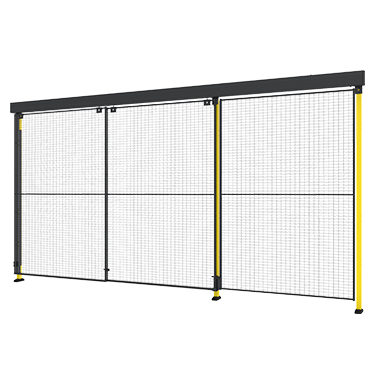 Dubbele schuifdeur 2 Traps