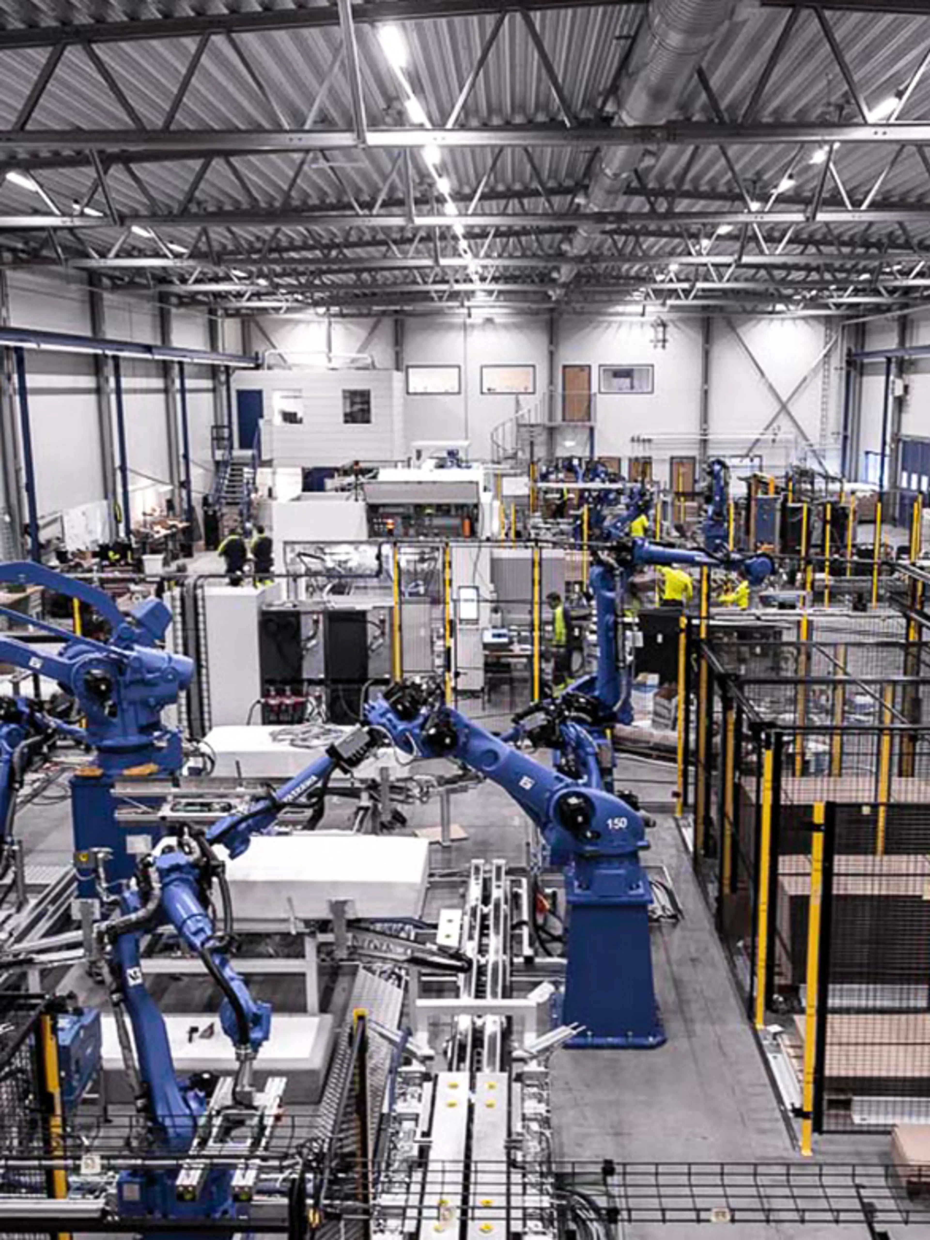 Vaste automatiseringsmachines met beveiligde in- en uitgangen om risico's door bewegende goederen te verminderen