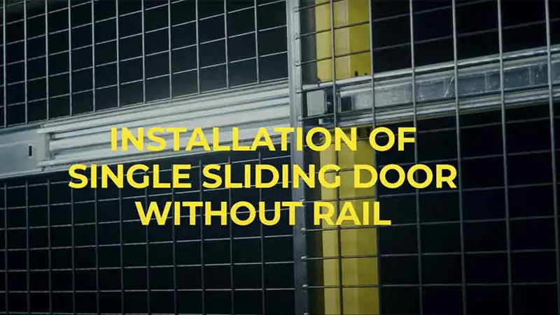 X Guard Single Sliding Door Without Rail