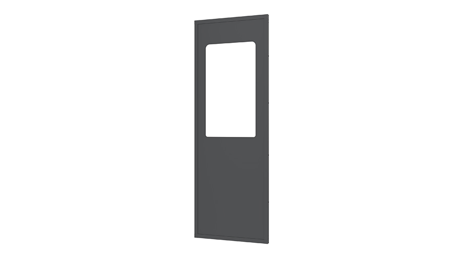 Panelen Plaatstaal met PETG venster